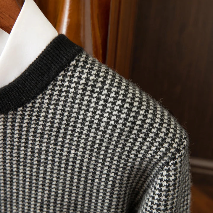 Classic Round Neck Thick Wool Sweater