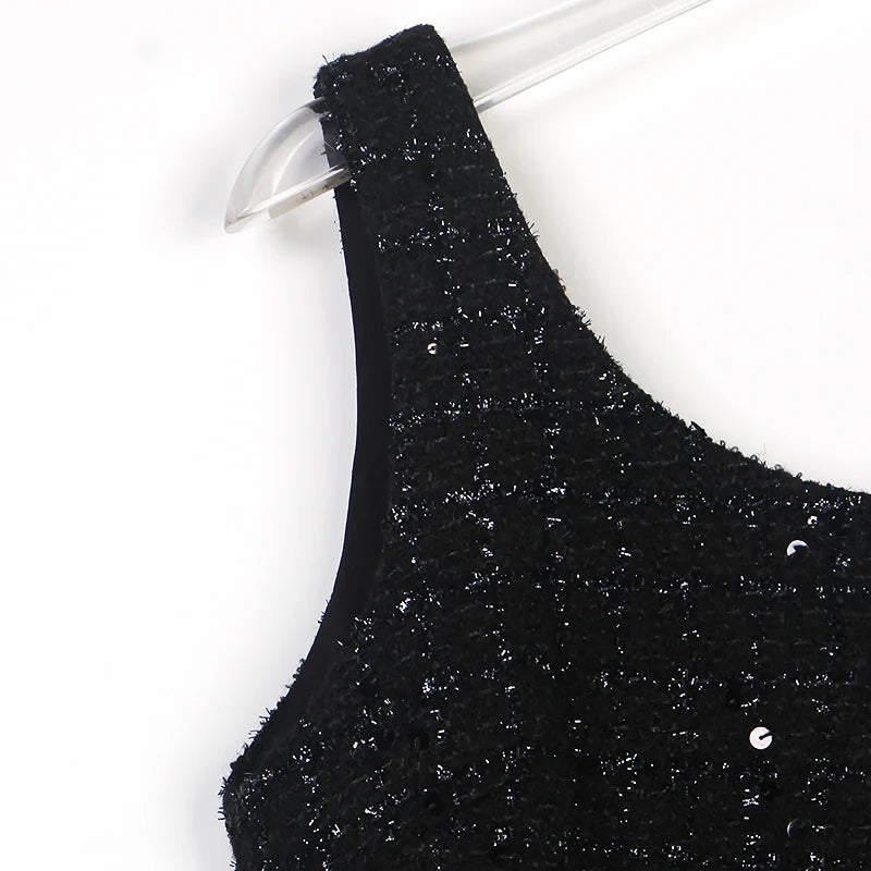 Glamorous Diamond Sequin Mini Dress