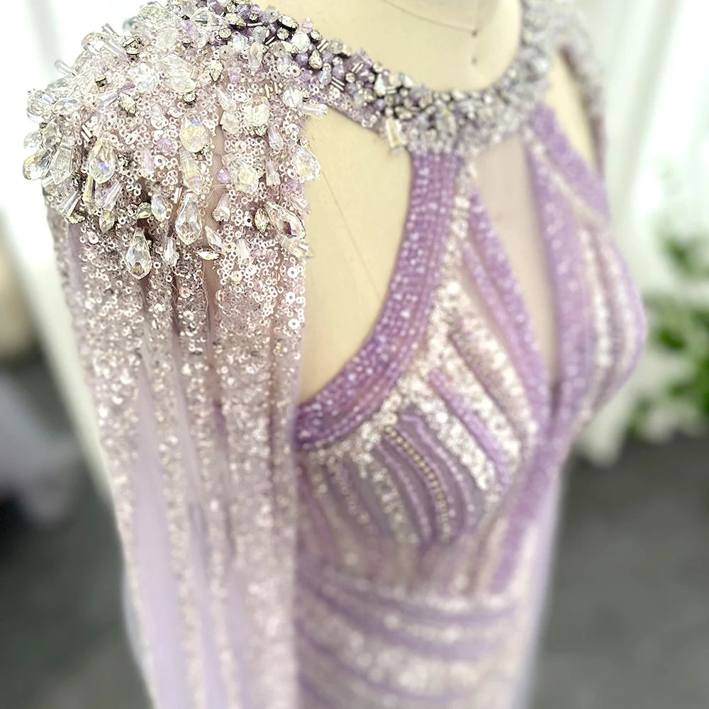 Luxury Sequins Trumpet Evening Gown