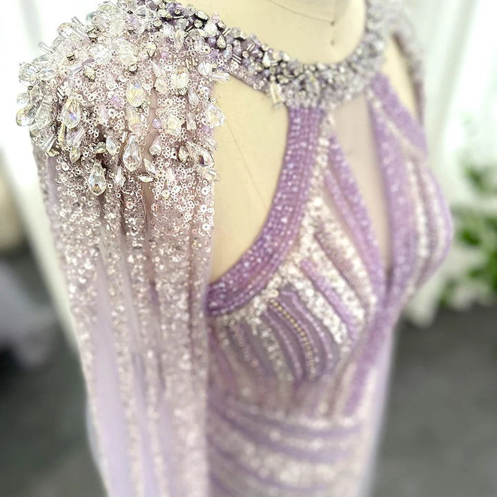 Luxury Sequins Trumpet Evening Gown