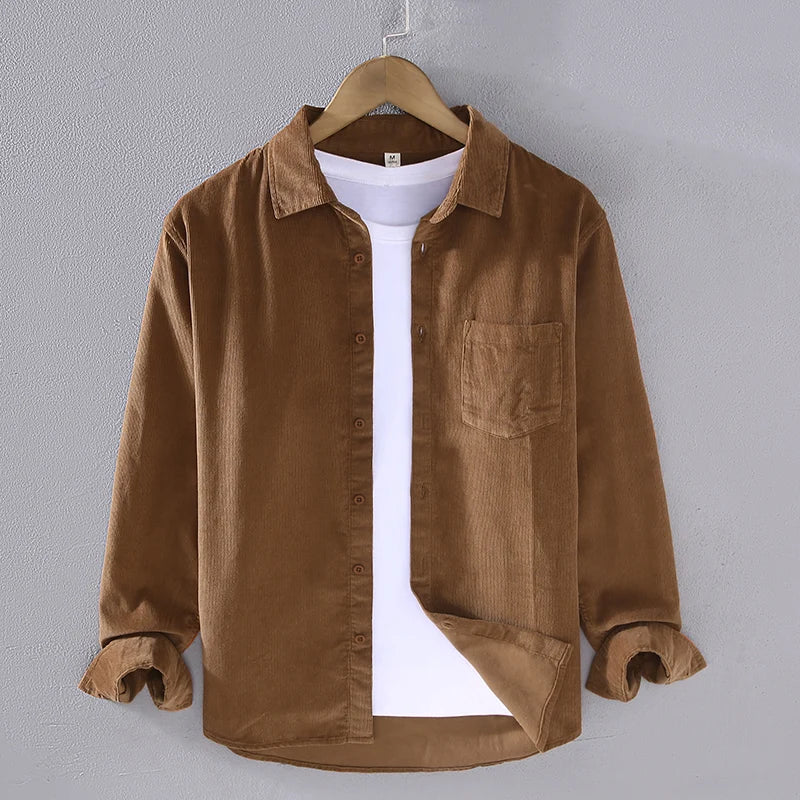 New Youth Fashion Corduroy Shirt