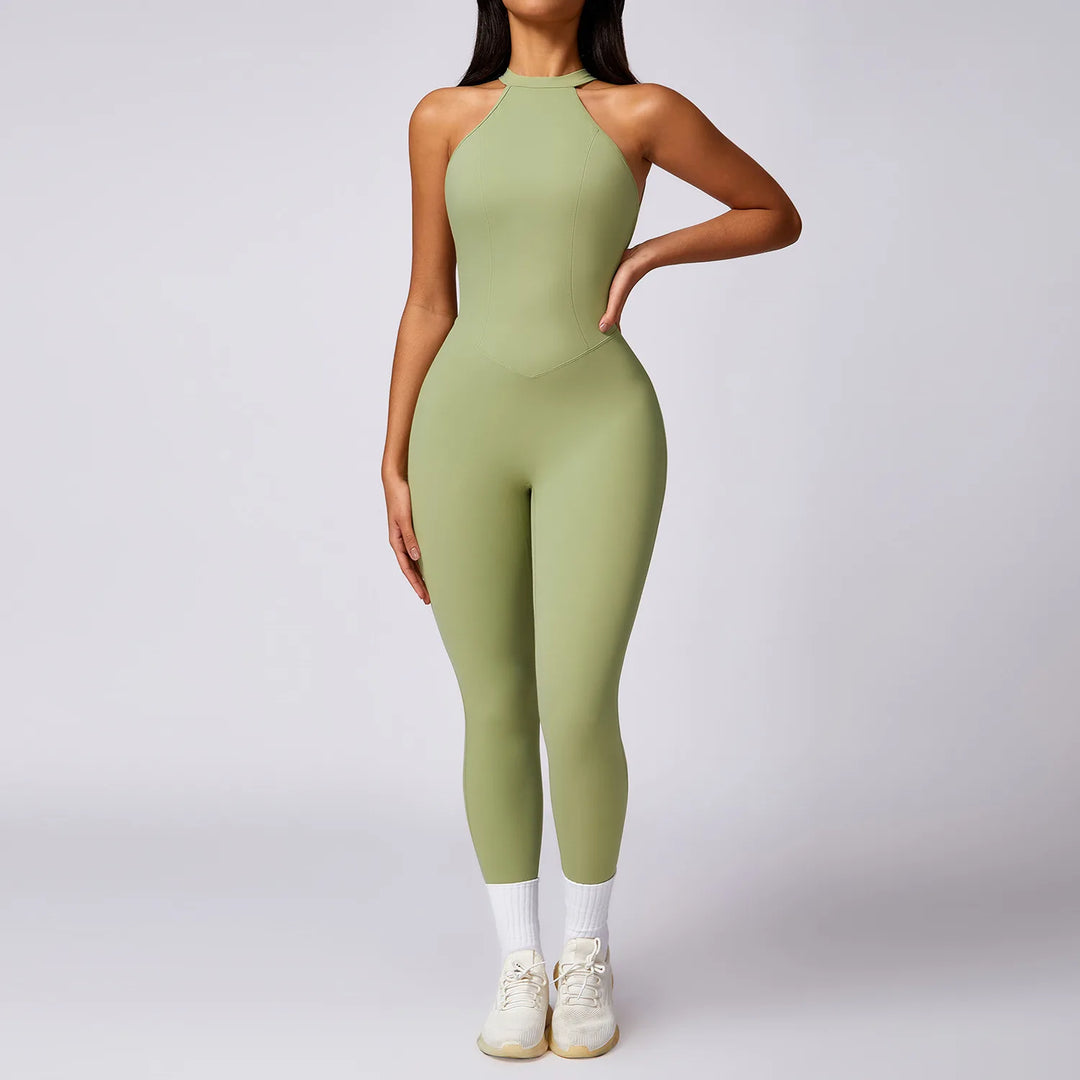 Quick Drying Backless One-piece Yoga Suit