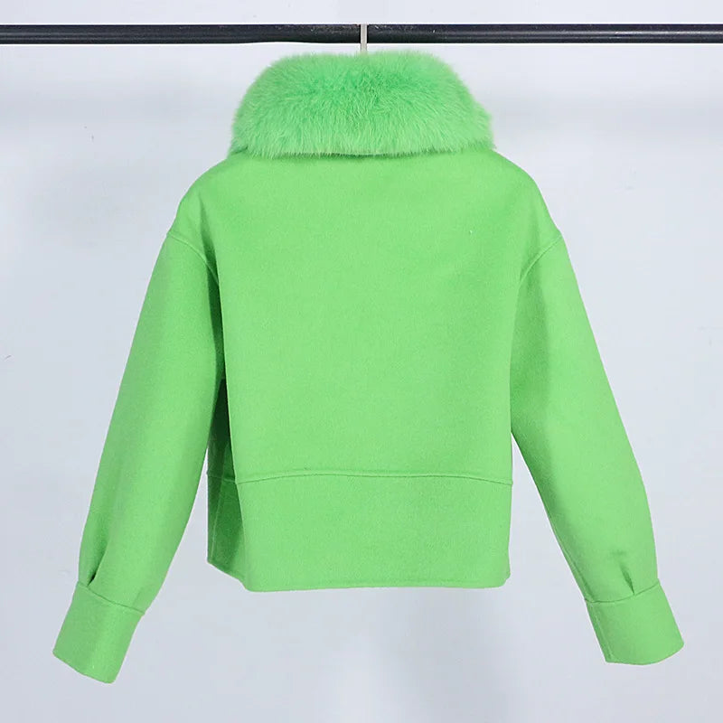 Stunning Double-sided Loose Wool Coat