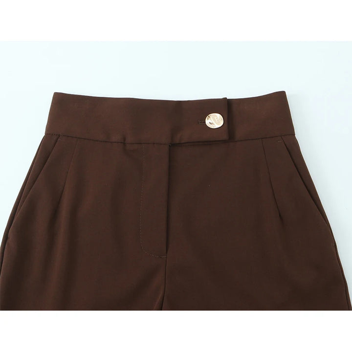 Gorgeous High Waisted Straight Pants