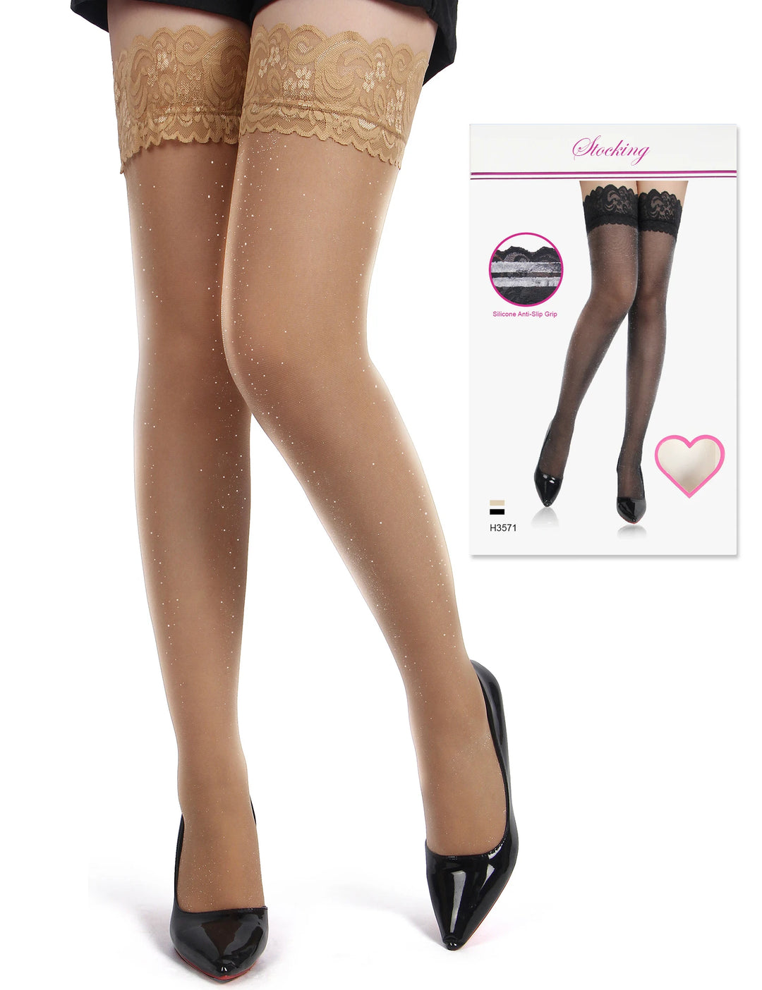 Stylish Over-Knee Glitter Stockings