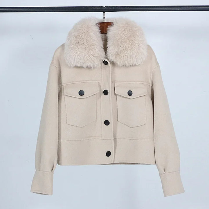 Stunning Double-sided Loose Wool Coat