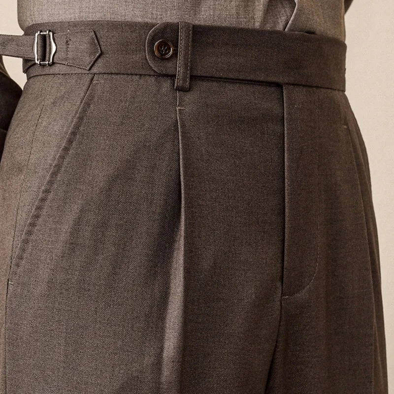 Classic Wool Blend Hombre Dress Pants