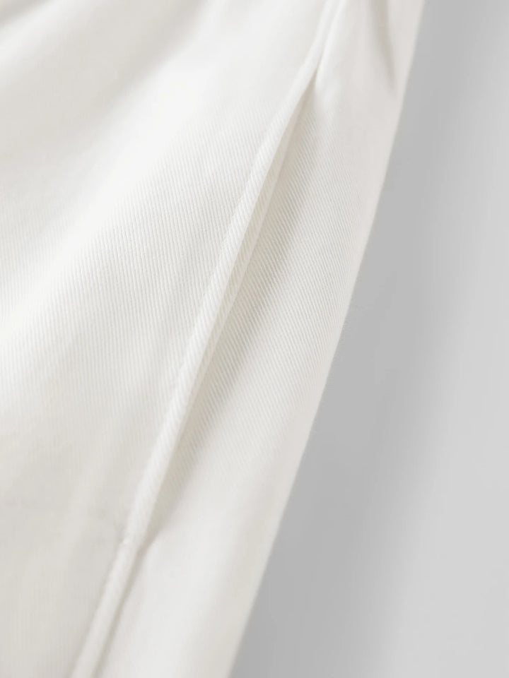 Fashionable Herringbone Slim-Fit Pants