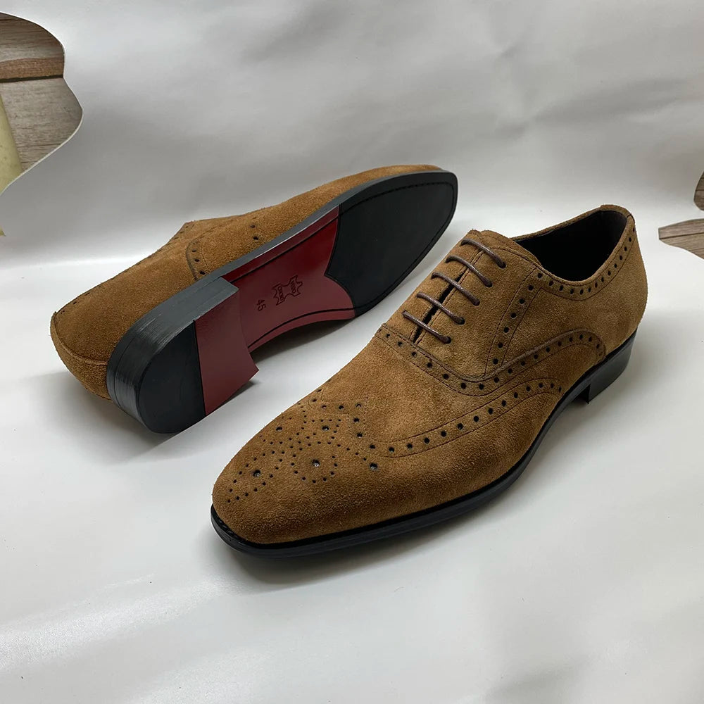 Regal Genuine Suede Leather Brogue