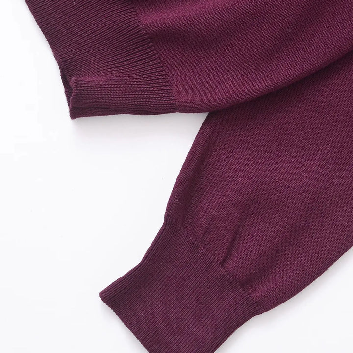 Elegant Wool Blend Pullover Sweater