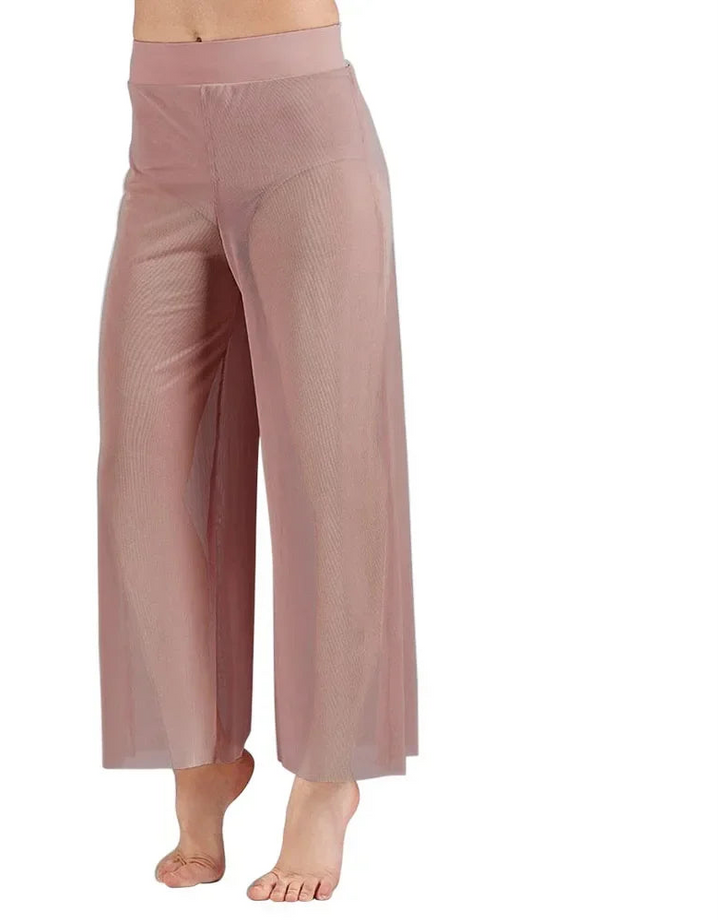 Modern Lyrical Mesh Wide Leg Pants