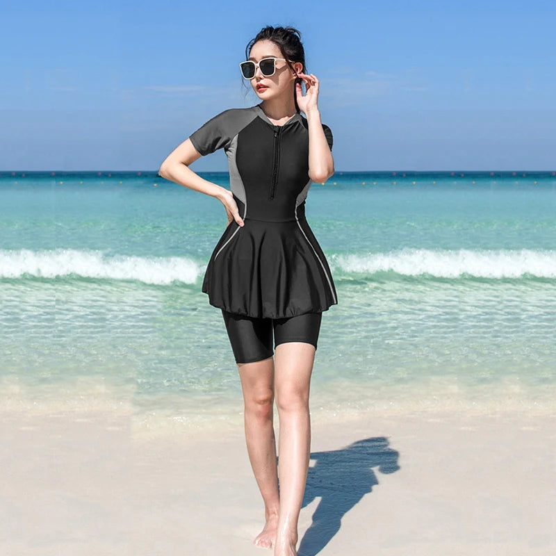 Stunning Tunic Split Swimwear