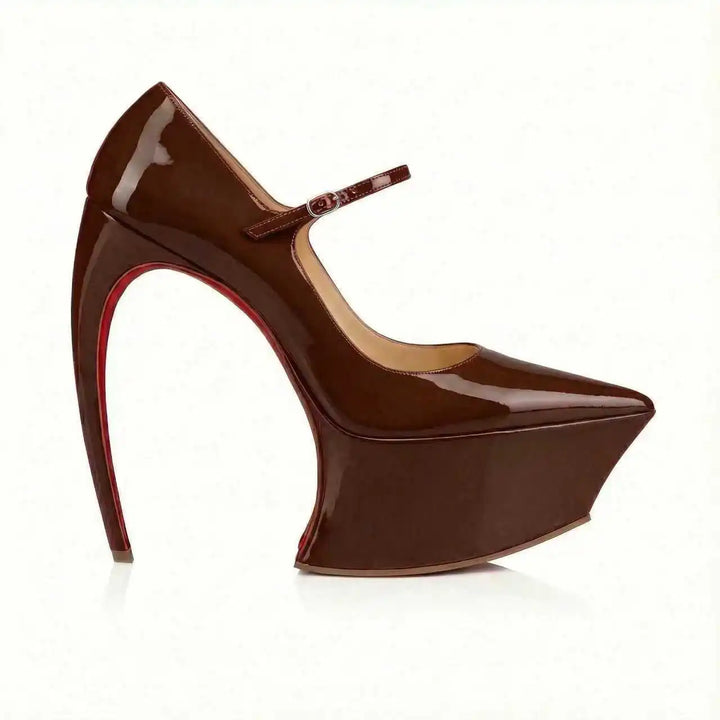 Lovely Satin Ribbon Platform Stiletto Sandals