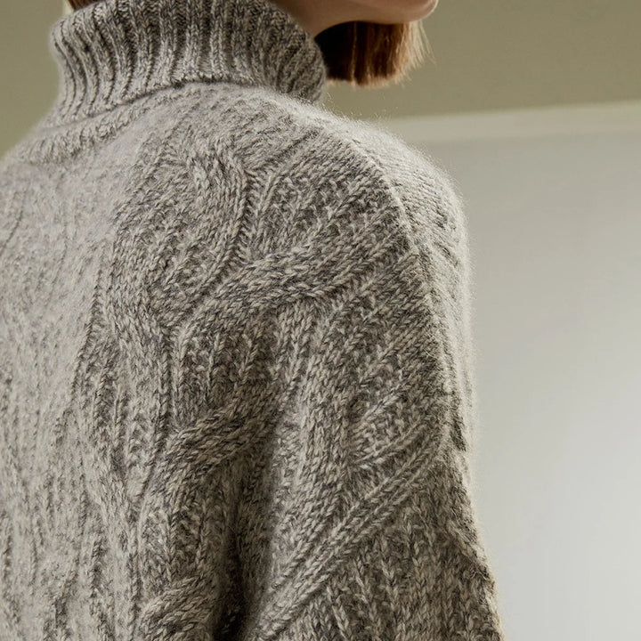 Versatile Ribbed Cashmere Sweater