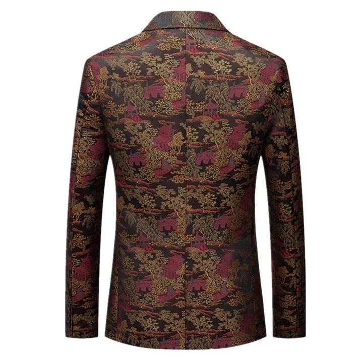 Formal Jacquard Blazer