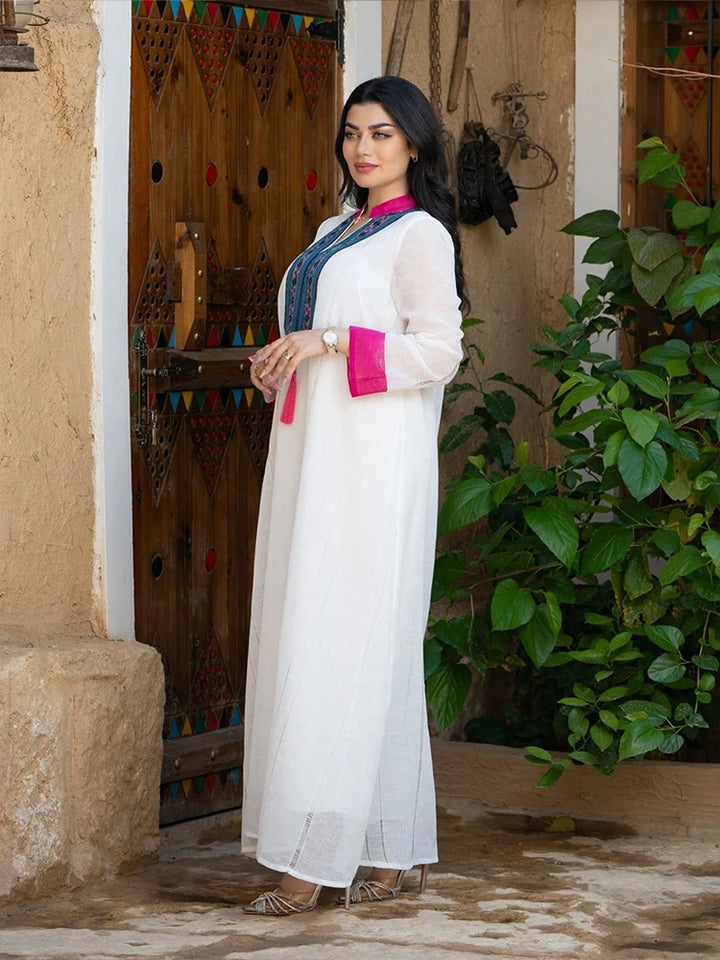 Stylish Floor-Length Abaya Dress