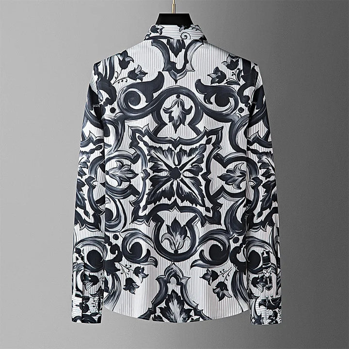 Trendy Printed Social Shirt