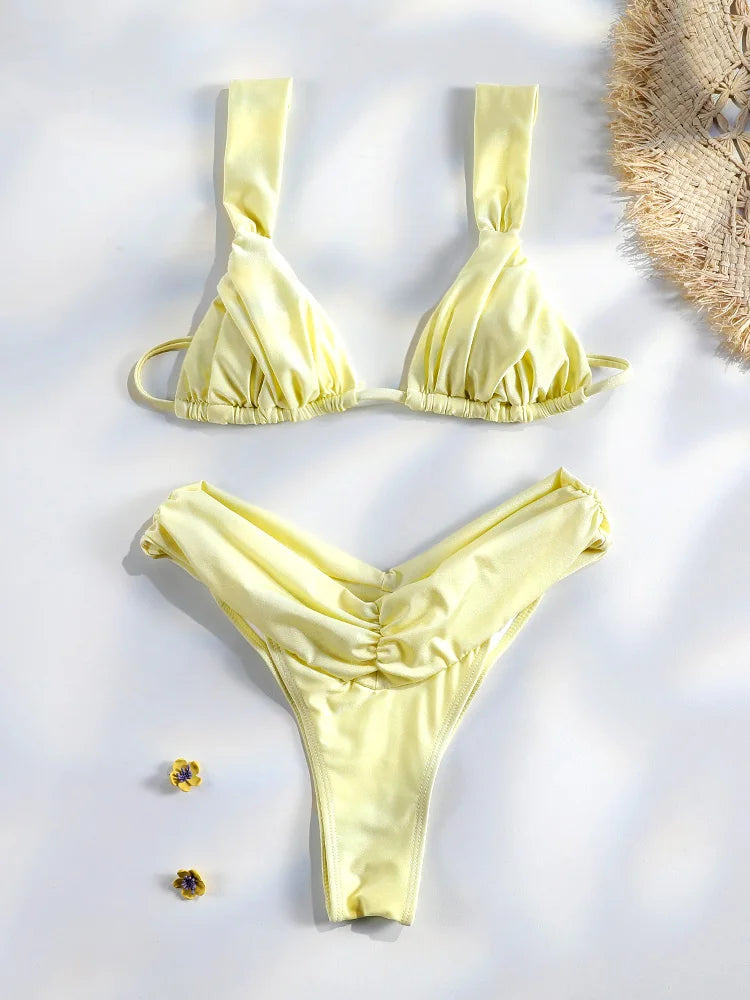 Classic Triangle Micro Bikini Set