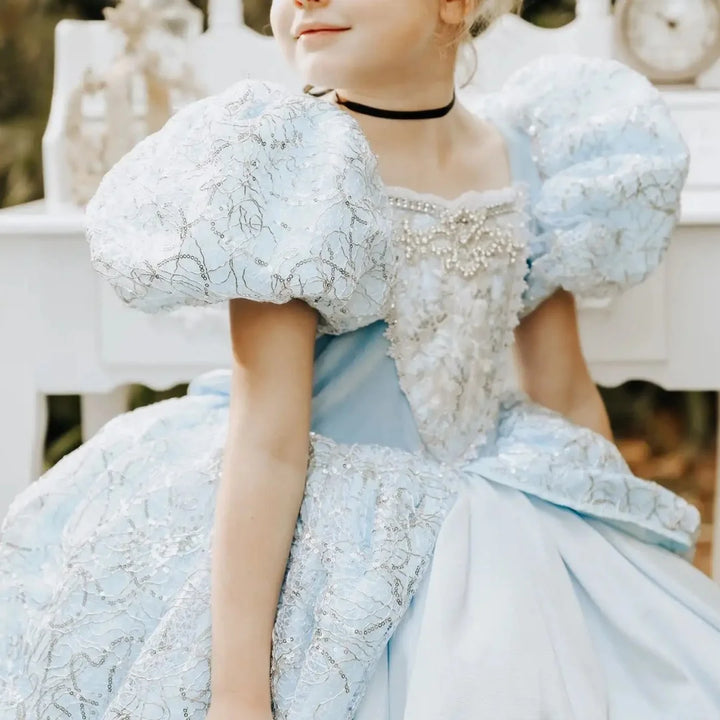 Alluring Floor-Length Little Princess Gown