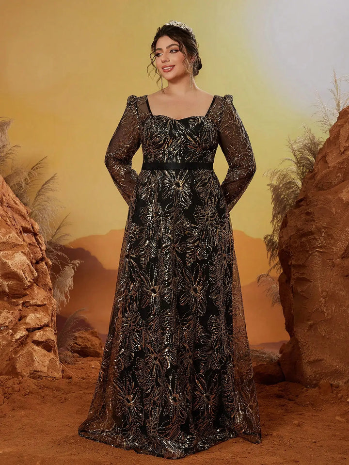 High-end Embroidered Evening Party Dress