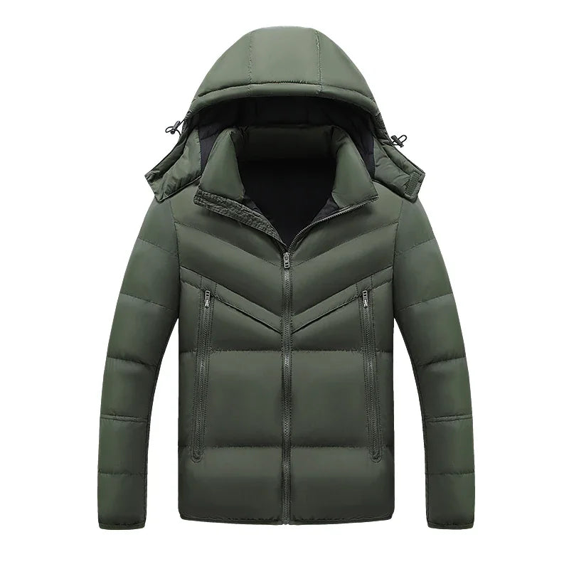 Elegant Thermal Padded Windbreaker Jacket