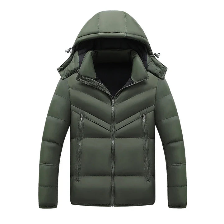 Elegant Thermal Padded Windbreaker Jacket