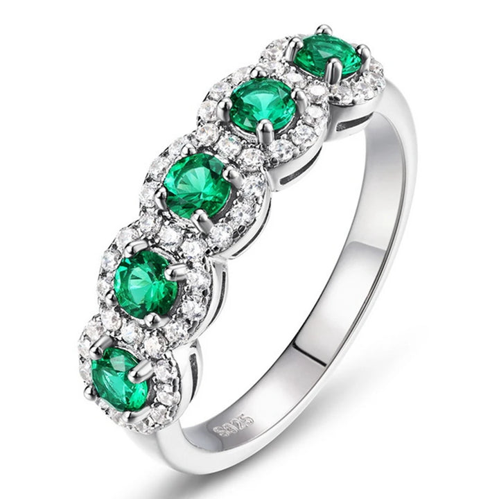 Stunning Emerald Row Fine Ring