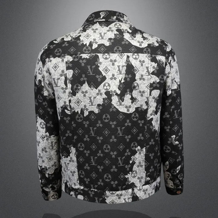 Handsome Jacquard Denim Jacket