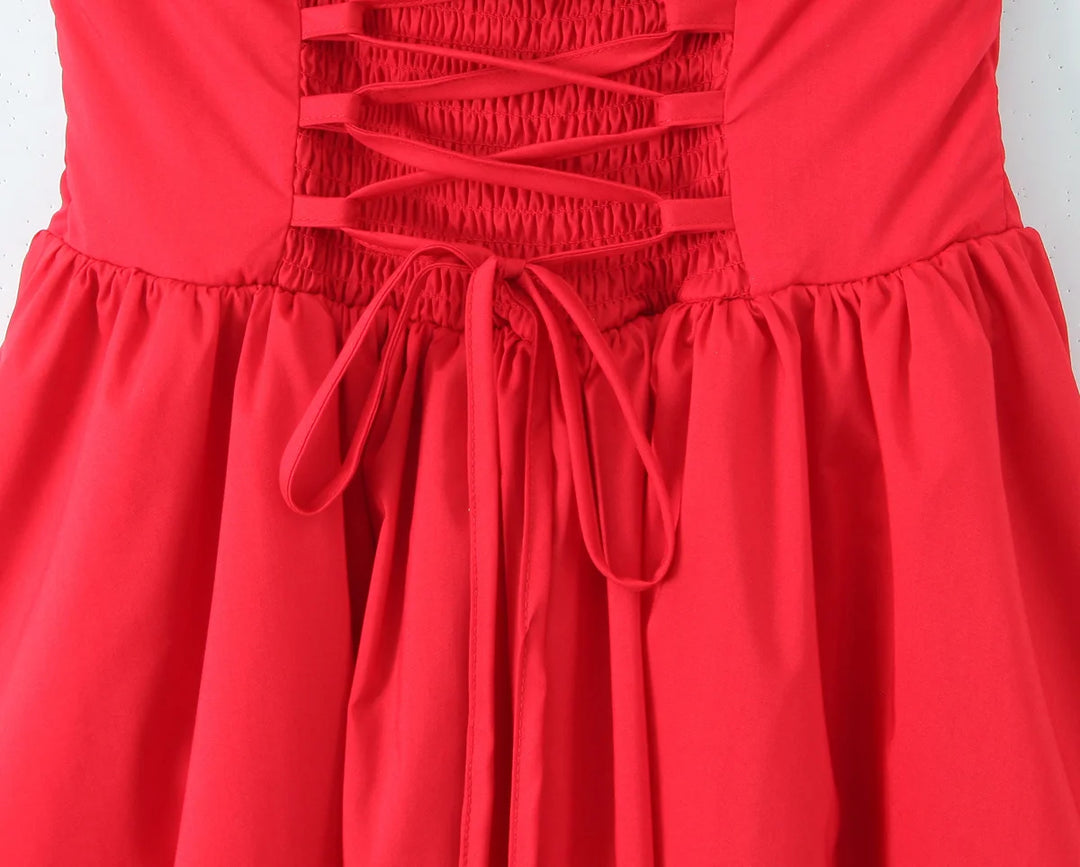 Elegant Halter-neck Evening Ball Gown