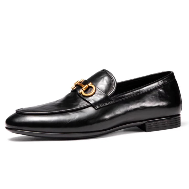 Stylish Genuine Leather Slip-On Loafers