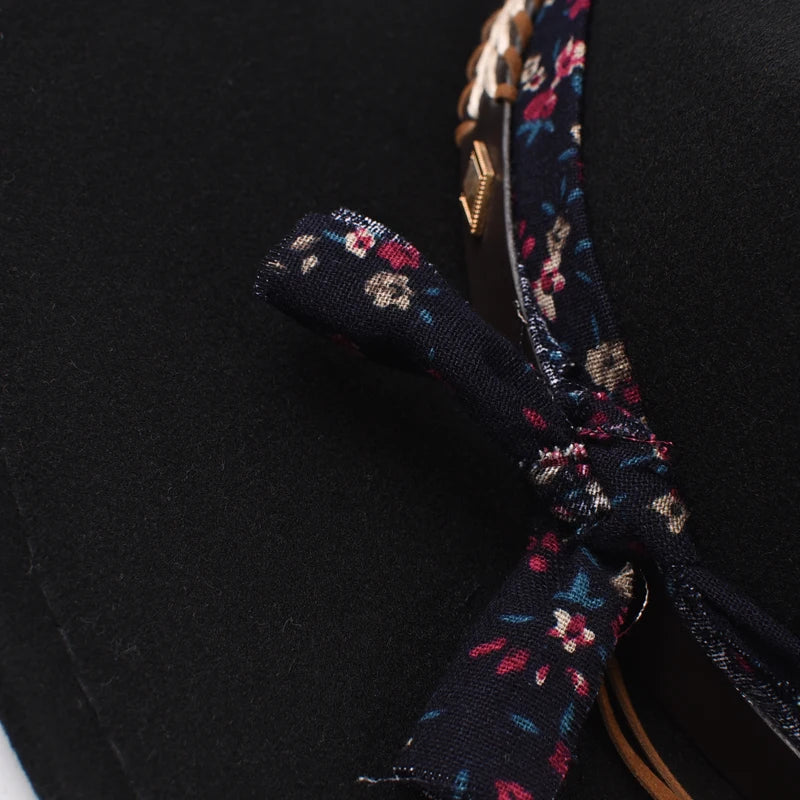 Dignified Wide-Brim Jazz Hat