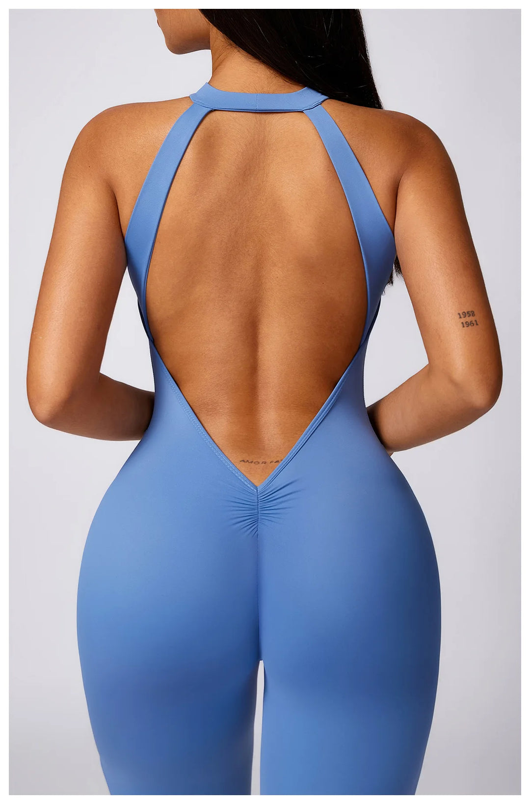 Quick Drying Backless One-piece Yoga Suit