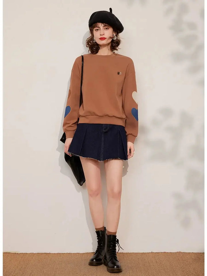 Round Neck Casual Pullover Sweater