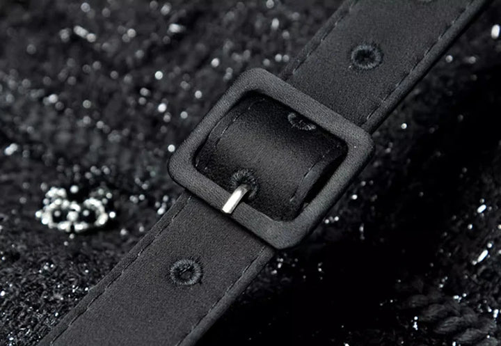 Single Breasted Spliced Formal Dress