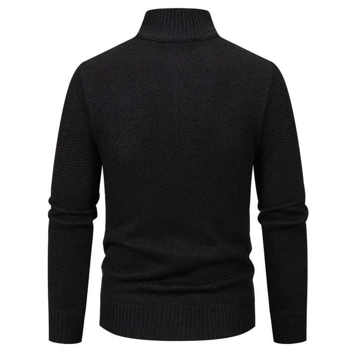 Smart Stand-up Collar Zipper Cardigan