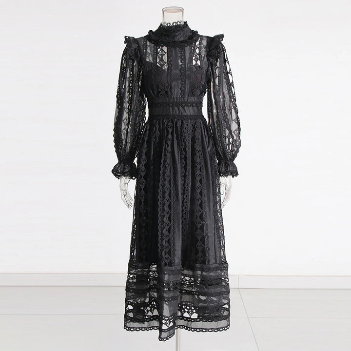 Delightful Hollow-Out Temperament Dress