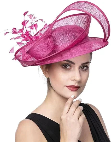 Unique Derby Sinamay Hat