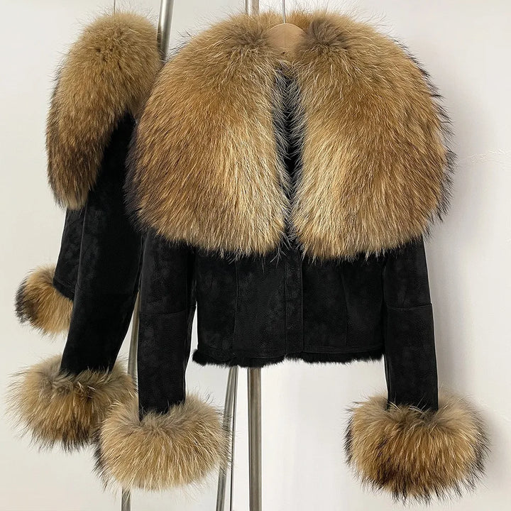 High-Quality Warm Fur Parka Coat
