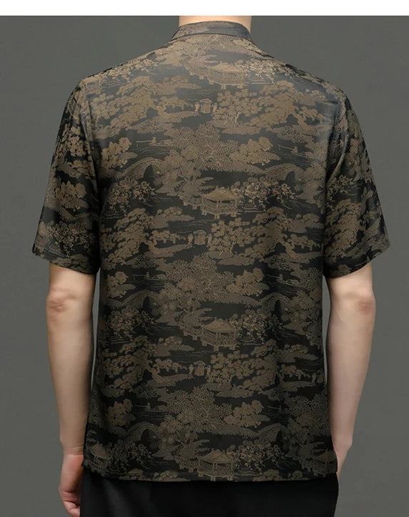 Refined Print Tang Shirt