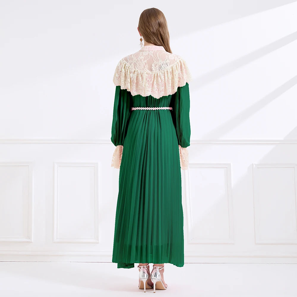 Wonderful Lace Spliced Party Dress