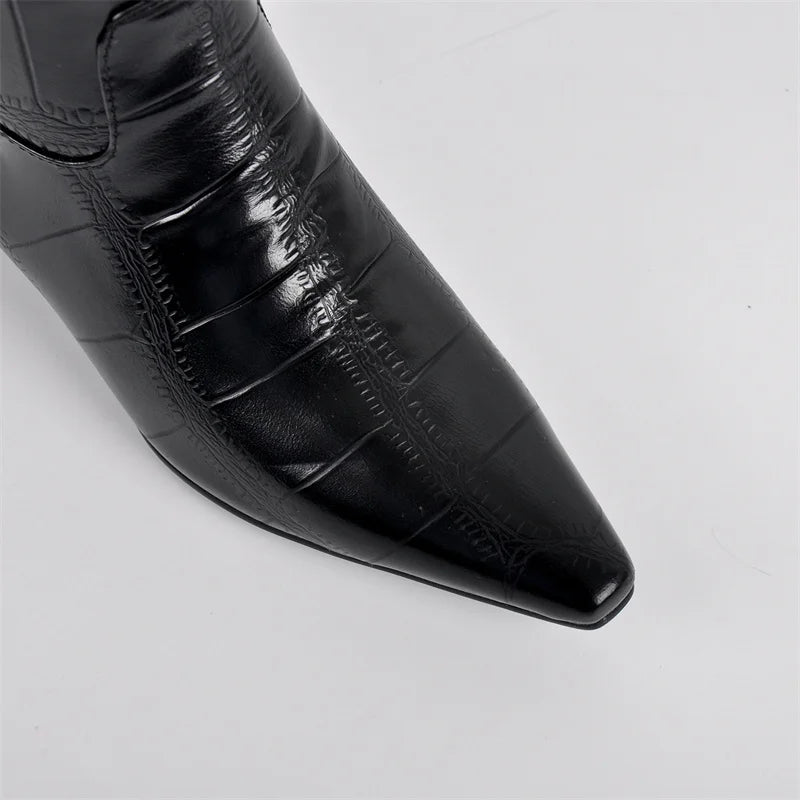 Stylish Pointed Toe Cowgirl Boots