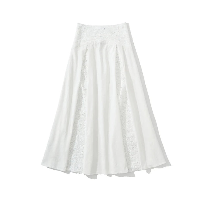 Elegant A-Line Maxi Skirt