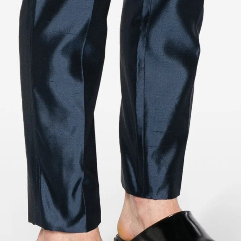 Classic British Style Slim-Fit Pants