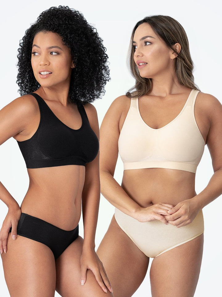 Daily Comfort Wireless Plus Size Women's Shaper Bra| All For Me Today
