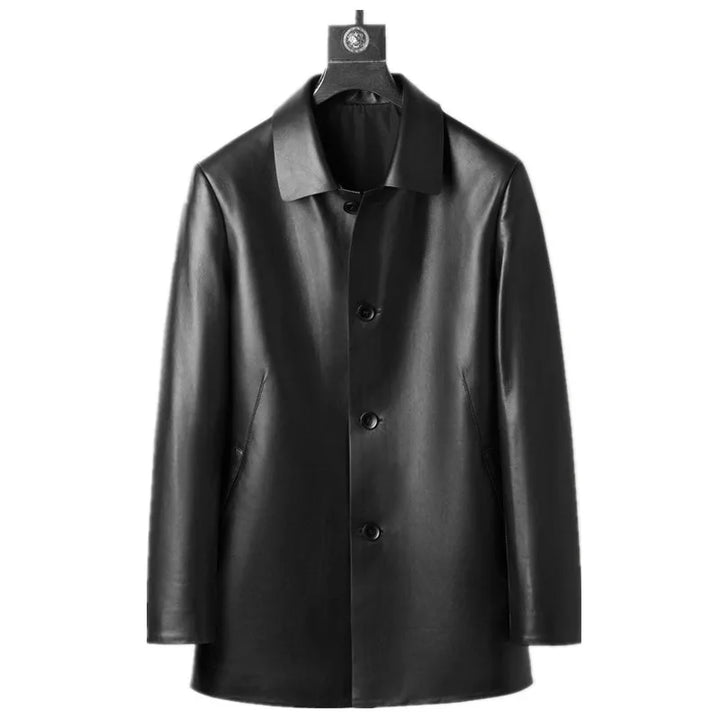 High End Mid-Length Motorcycle Coat