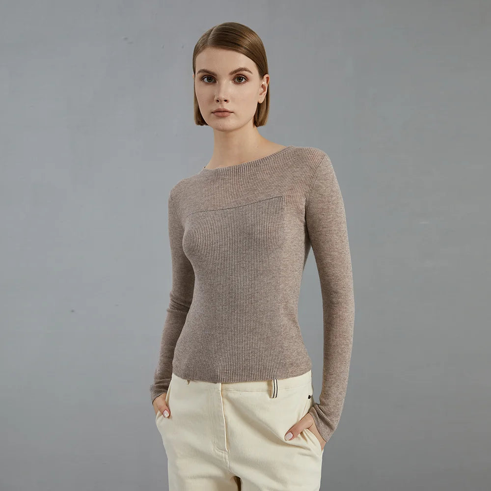 Modish Bright Wool Pullover Sweater