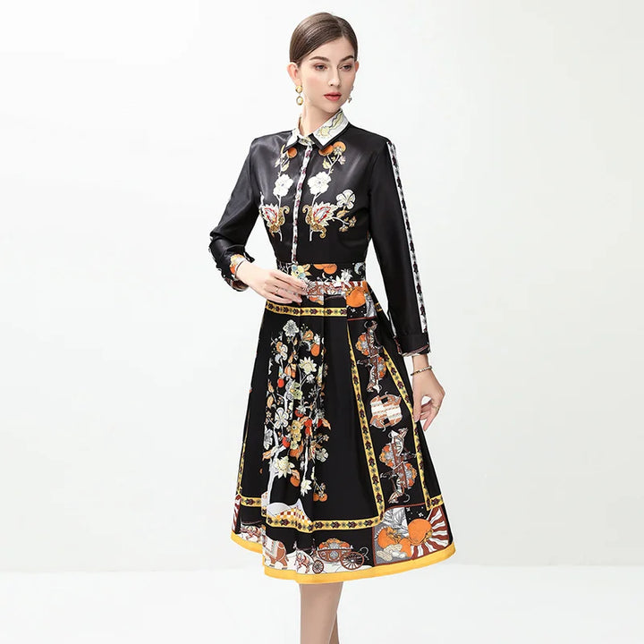 Runway-Inspired Midi Party Dress