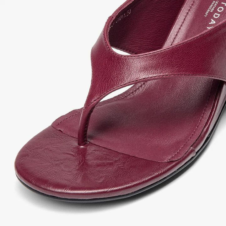 Trendy T-Strap Wedge Sandals