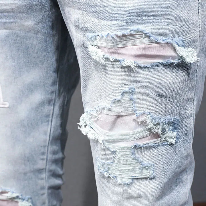 Trendy Hip-hop Jeans Pants