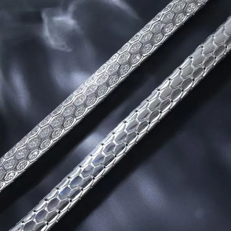 Sophisticated Sterling Silver Bracelet